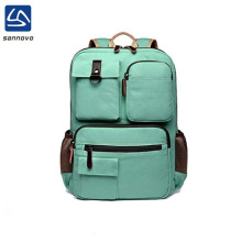 School Backpack Vintage Canvas Laptop Backpacks Men Women Rucksack Bookbags